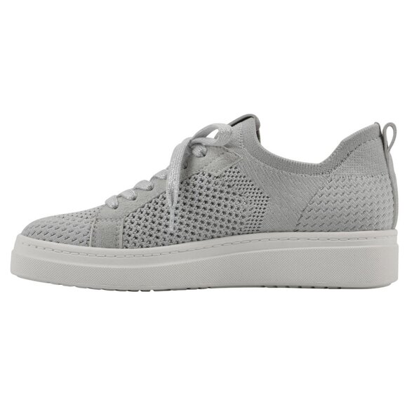 White Mountain Womens Uncut Knit Lace-Up Sneaker W36720 Light Gray 9M - Picture 11 of 14